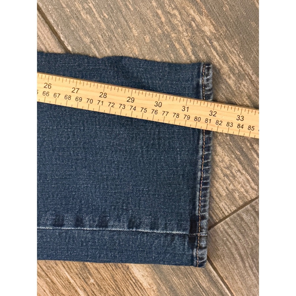 Levis 501 Original Fit Blue Straight Leg Button Fly Jeans 34x34 (34x32) Western - Picture 9 of 12